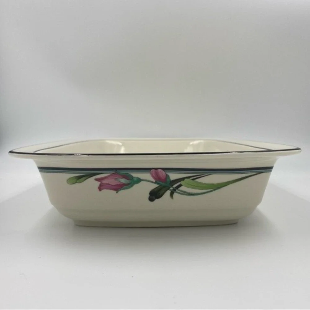 Vintage Lenox Chinaware Discontinued Midnight Blossoms 13